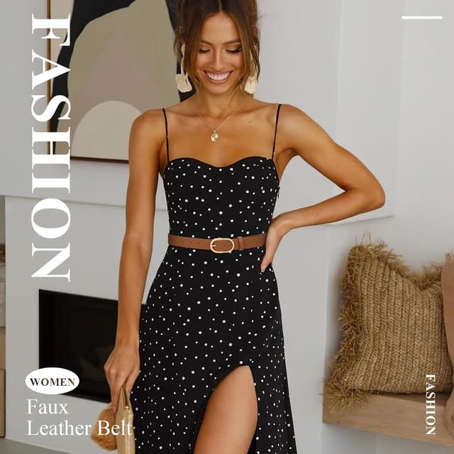 Thumbnail 2 de XZQTIVE 3 Pack Women's Leather Belt 1.3in