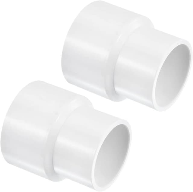 Thumbnail 6 de TA-VIGOR PVC Reducer Coupling, 50mm x 32mm pipe fitting adapter (2 pack) – white