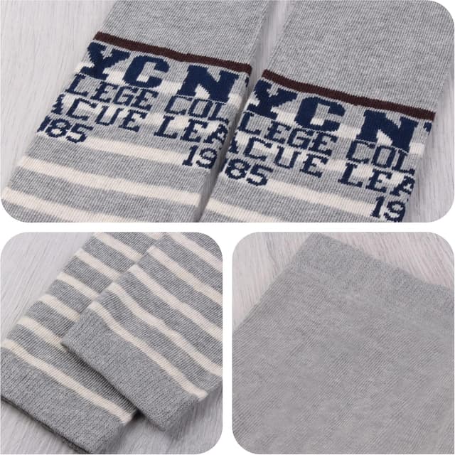 Detalle de Confezione da 6 leggings termici per bambini L&K-II (alla caviglia) in cotone, per primavera e autunno