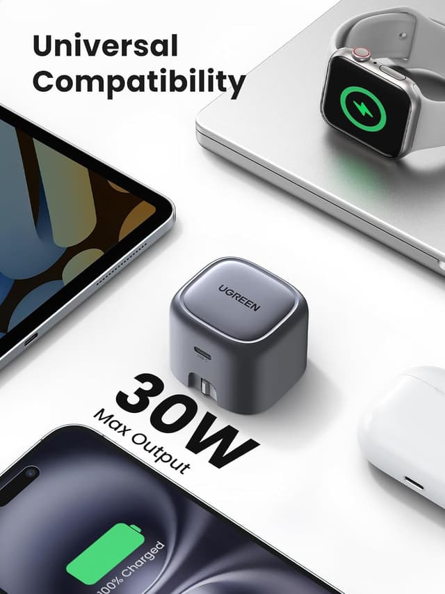 Thumbnail 4 de UGREEN Nexode 30W USB‑C Charger — Fast PD Plug