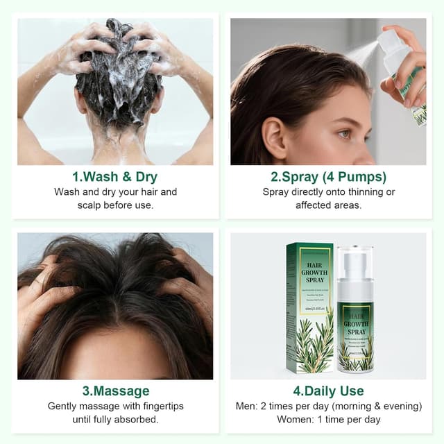 Thumbnail 4 de Aisisree Haarwachstums Serum Spray 60 ml