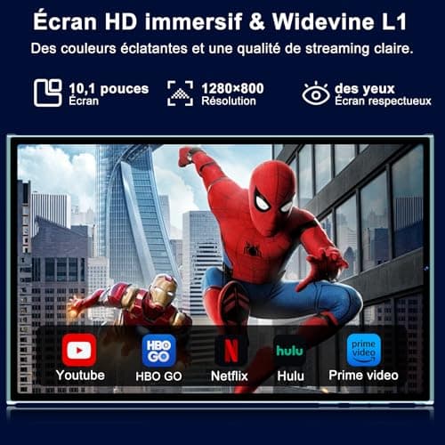 Detalle 2 de SKYEGG SKYEGG Tablet 10 pulgadas Android 15 con Gemini AI (K16) 30GB RAM + 128GB ampliable, WiFi 6, Widevine L1 y 8000mAh