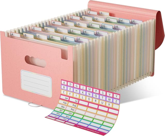Detalle de EcoStash Accordion File Organiser A4 26 pockets