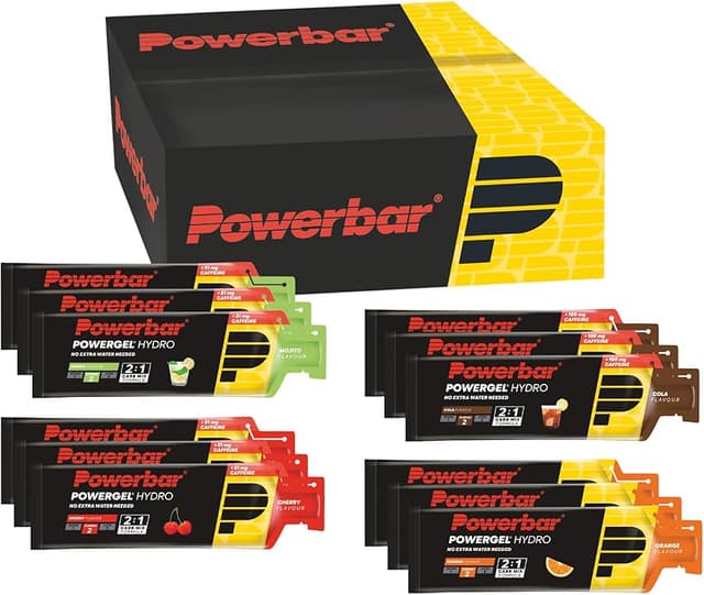Imagen de Powerbar PowerGel Hydro Multiflavourbox 🍇, Gel Energético, 12x67ml en OfertitasTOP