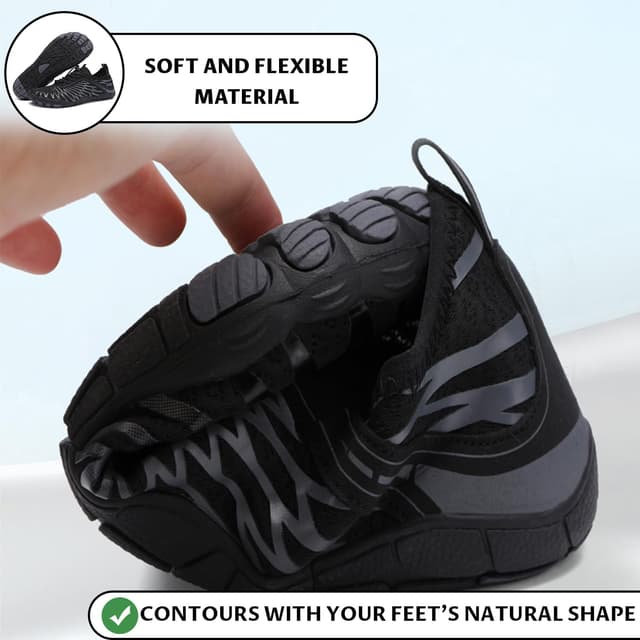 Detalle de EWUHA Barefoot Shoes Wide Toe Box Water & Hiking Footwear (Unisex)
