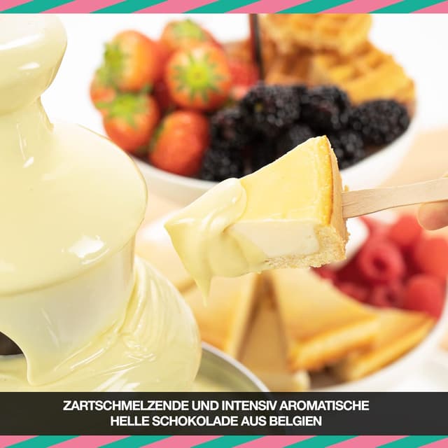 Thumbnail 4 de Weiße belgische Fondue-Schokolade 900 g