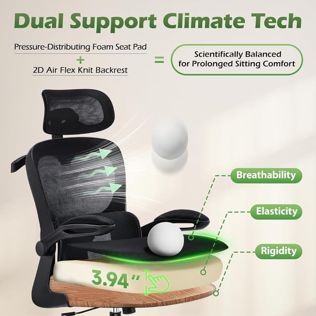 Thumbnail 4 de AreShark Office Chair Ergonomic 300 lb