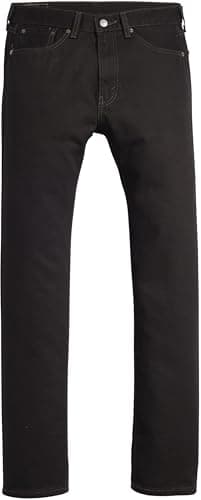 Detalle de Levi’s 505 Regular Fit para hombre en negro (Black) 32W / 30L