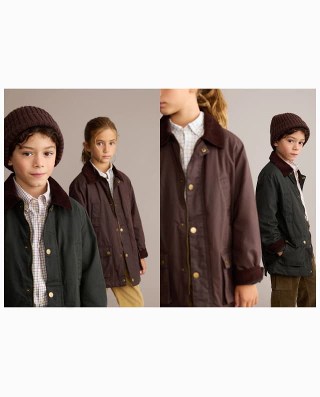 Detalle 1 de Verhunt Abrigo encerado infantil acolchado