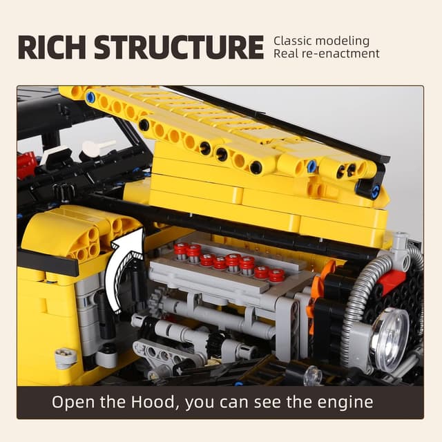 Thumbnail 1 de Mould King 13080 coche clásico 3564 piezas