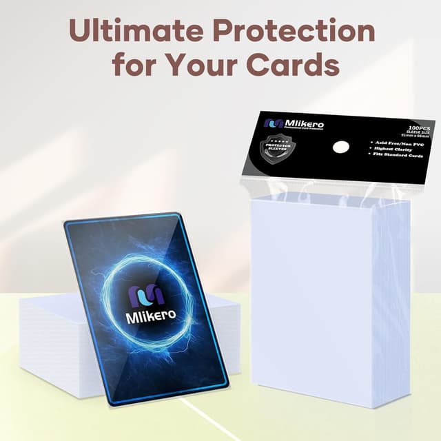 Thumbnail 5 de Mlikero 300 Card Sleeves 66 x 91 mm 🃏