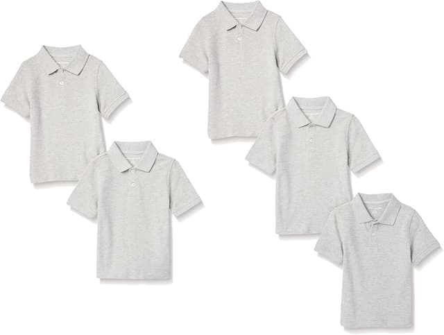 Thumbnail 5 de Boys Uniform Polo Shirt 2-Pack, Pique Knit