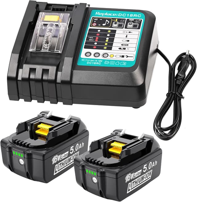 Detalle de MoeuGreenBattX 18V Ersatzakku 2x 5,0Ah