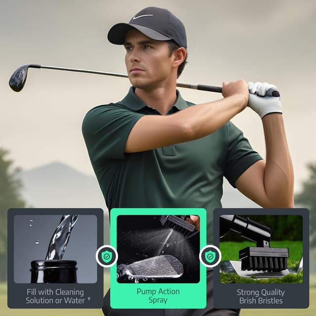 Detalle de The Sports Lab Golf Club Cleaner Kit 200 ml