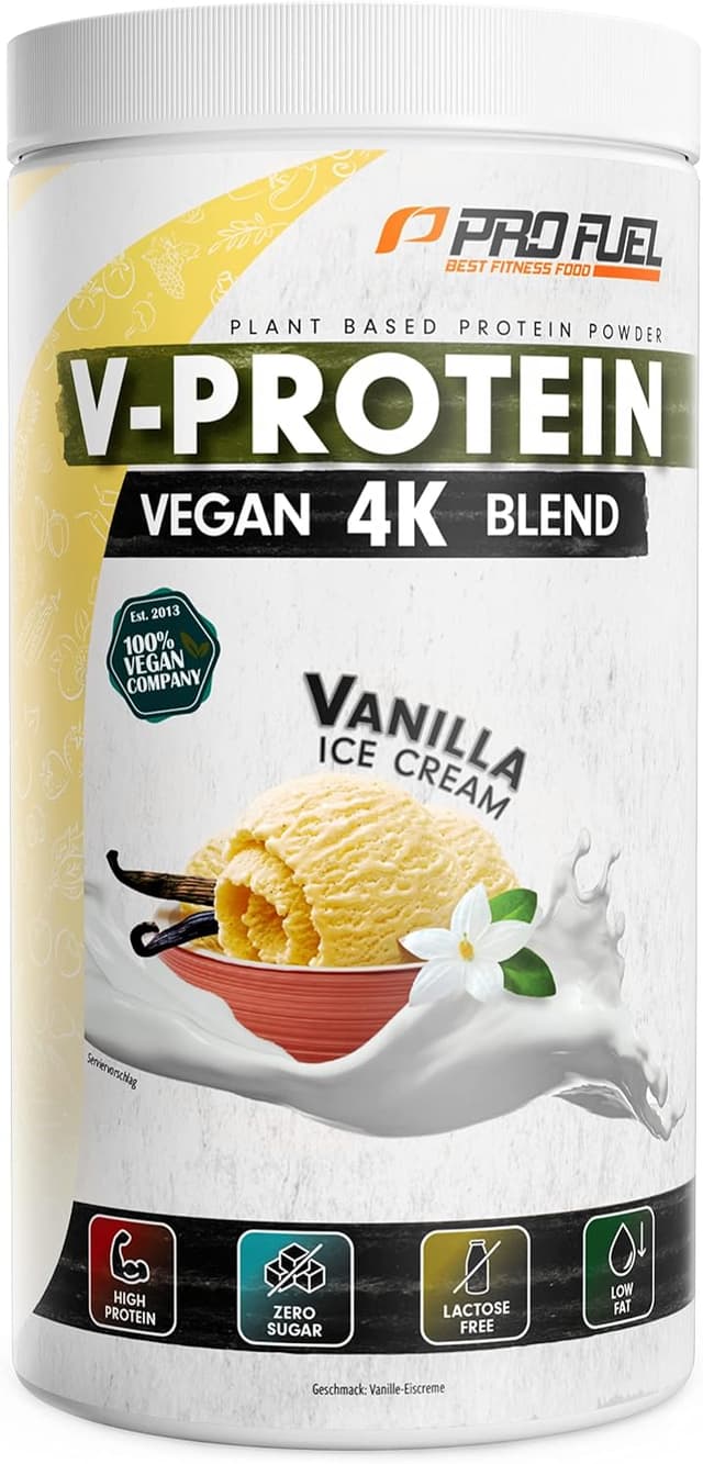 Imagen de V-Protein 4K Blend Vegan Protein Vanille 750g 🥤 en OfertitasTOP