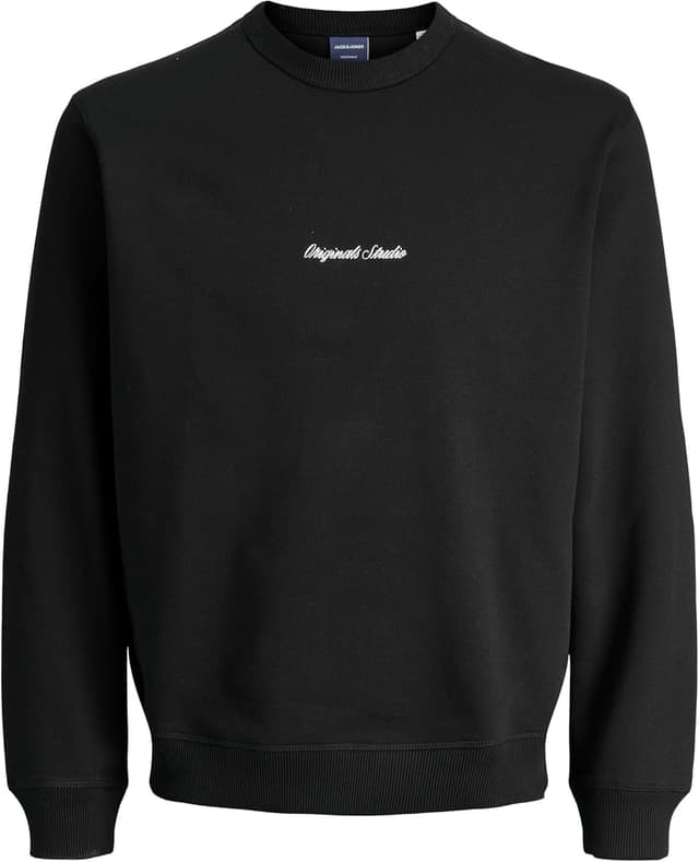 Detalle de Jack & Jones Jornorrebro EMB Sweat Crew Noos : le sweat ample à col rond