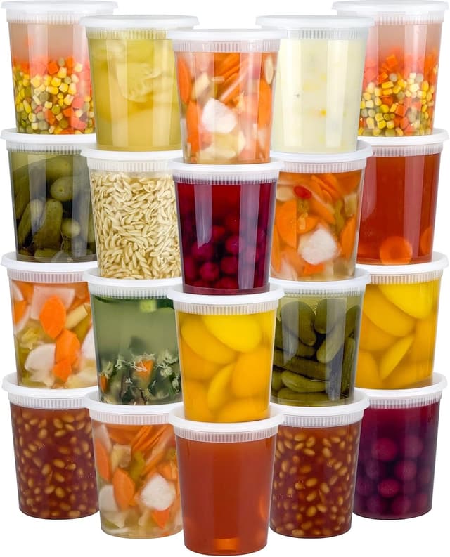 Detalle de Dipoo 80-Piece Deli Containers ⚙