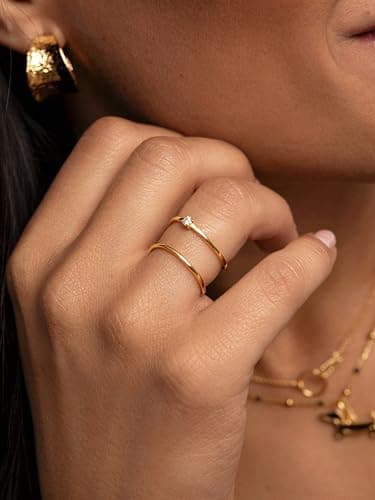 Detalle 2 de SINGULARU Anillo Spiral Spark 💍