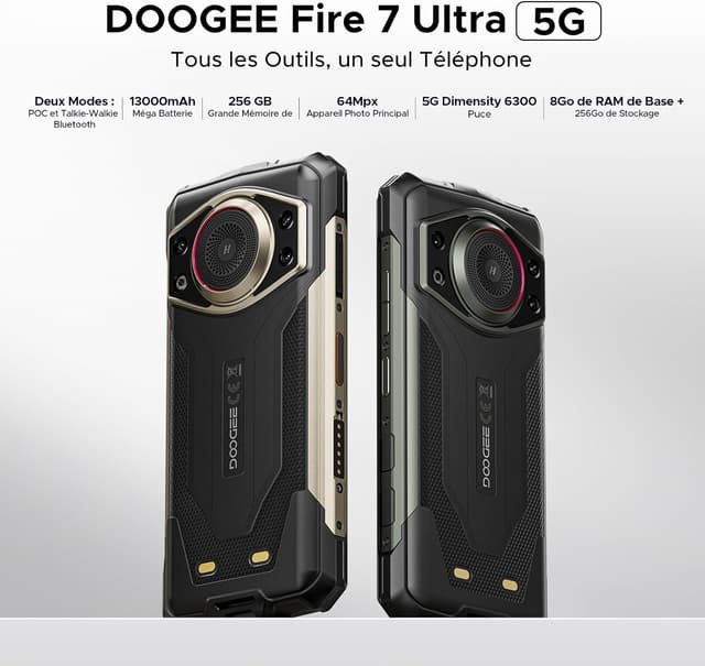 Thumbnail 1 de DOOGEE Fire 7 Ultra smartphone incassable