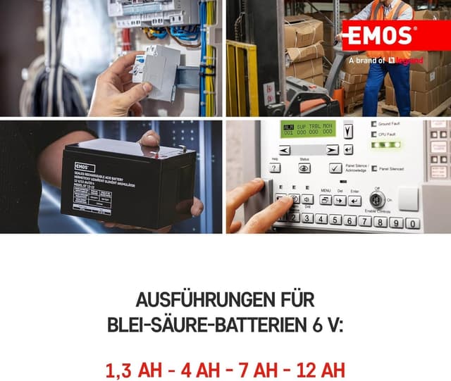 Detalle de Accumulateur sans entretien Les emos plomb 6 V – 1,3 Ah (1 pièce) b9651