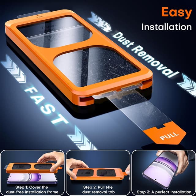 Detalle de TOCOL 2 Pack Samsung Galaxy S24 Plus privacy screen 6.7"