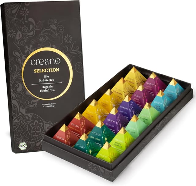 Thumbnail 6 de Creano Set Regalo Tisane Biologiche 18 piramidi 🍵
