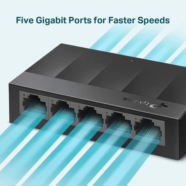 Detalle 2 de TP-Link LS1005G 5-Port Gigabit Ethernet Switch