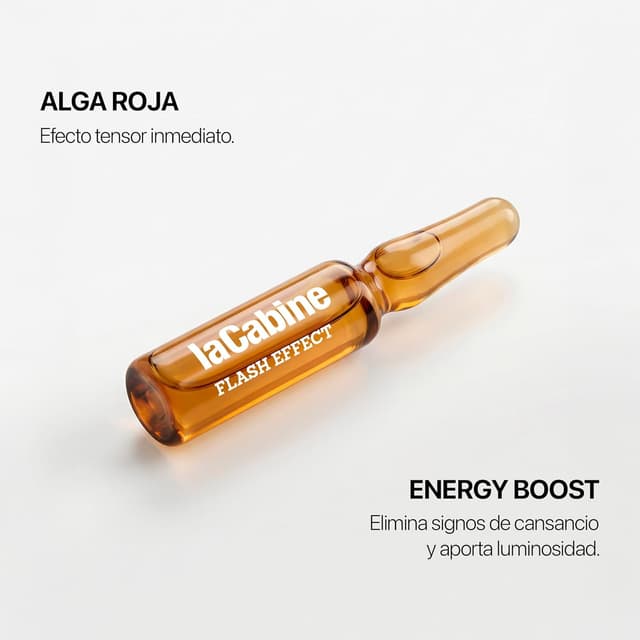 Detalle de Ampollas Efecto Flash 10 x 2 ml per un effetto tensore immediato sul viso