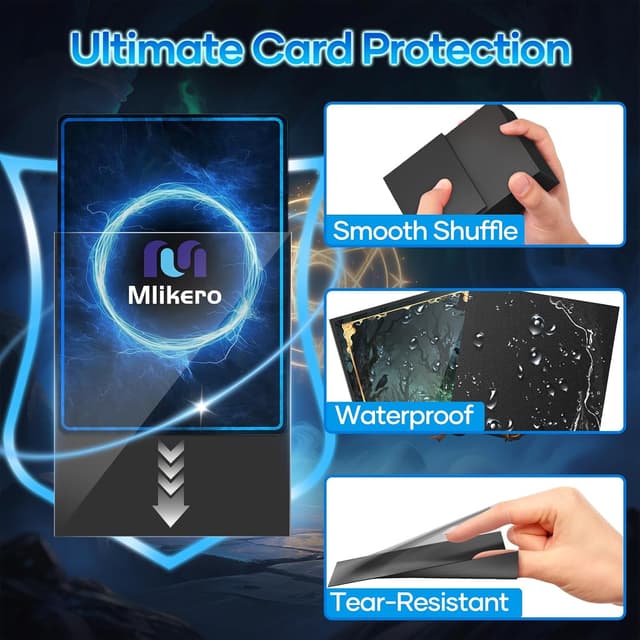 Thumbnail 3 de Mlikero Card Sleeves 1000 Pack 🃏