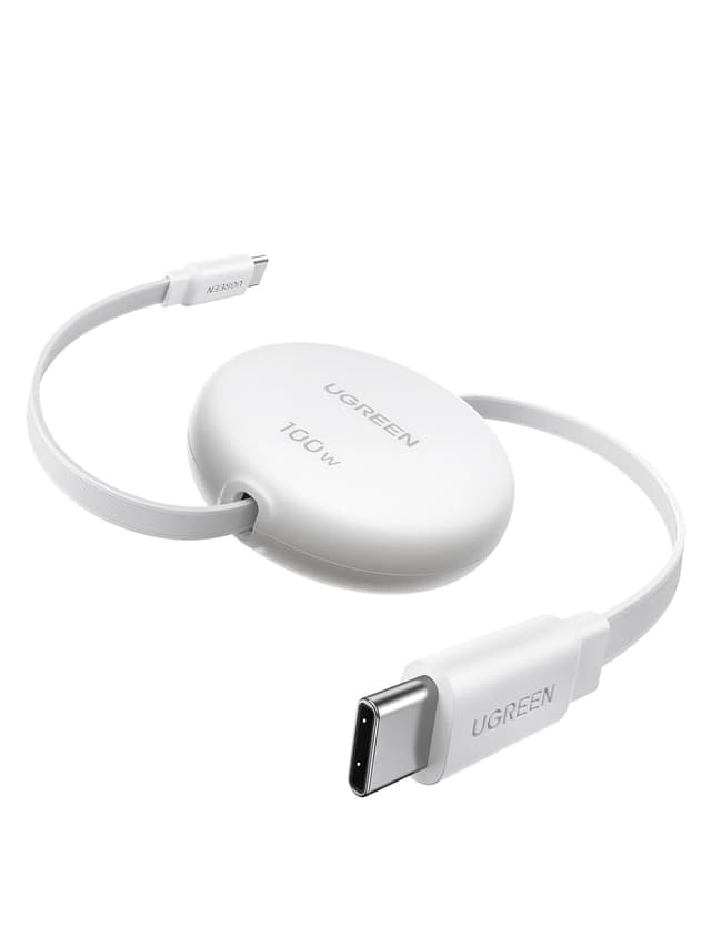 Detalle de UGREEN 100W USB C Cable Retractable