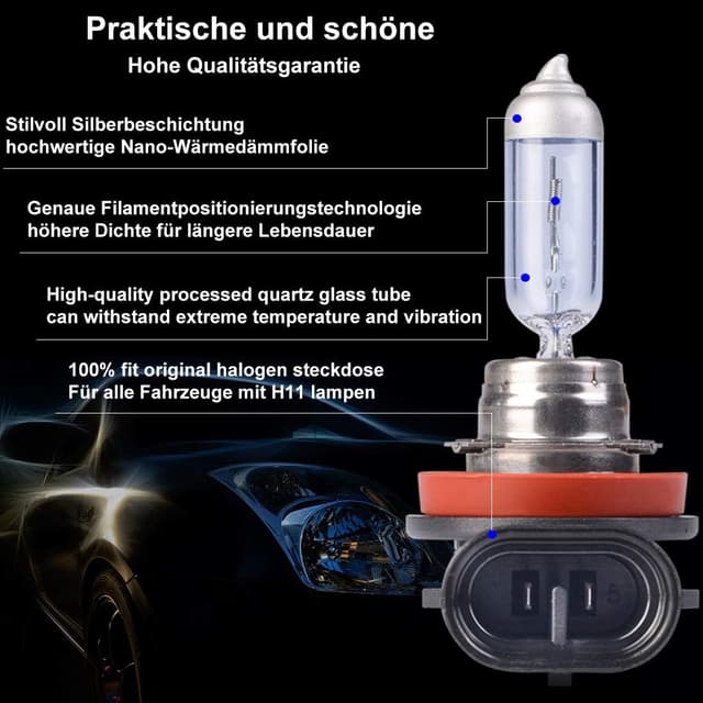 Thumbnail 1 de XELORD H11 Scheinwerferlampe 55W