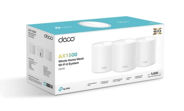 Thumbnail 1 de TP-Link Deco X10 3er-Pack Wi‑Fi 6 1.200 Mbit/s