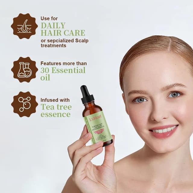 Detalle 2 de Organics Rosemary Mint Olio per Capelli