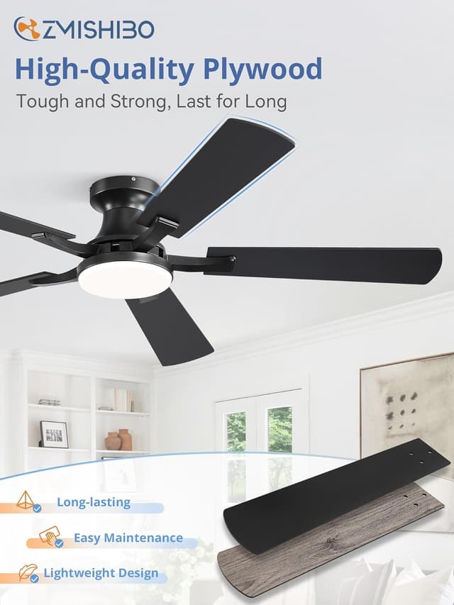 Thumbnail 4 de ZMISHIBO 52 Inch Ceiling Fan with Light