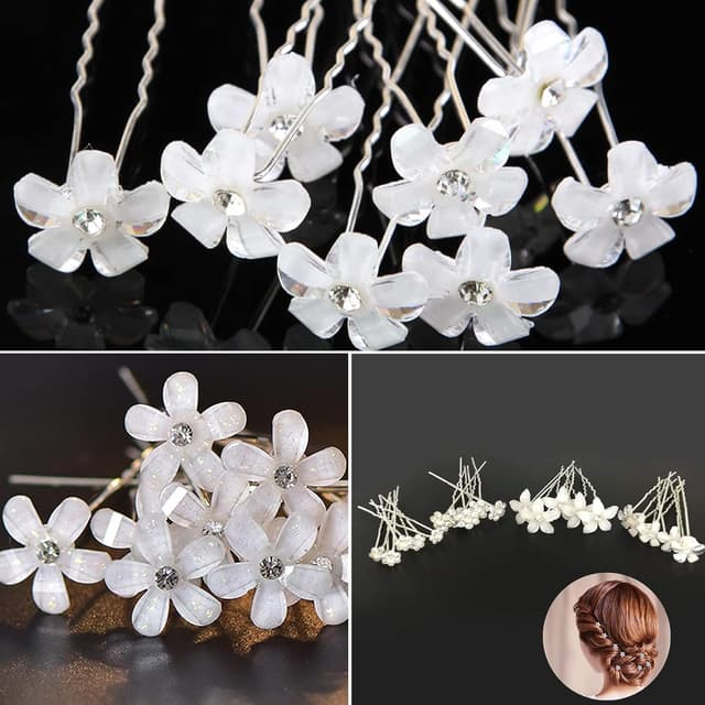 Thumbnail 1 de Perlen Haarnadeln Hochzeit 20 Stück 🎀
