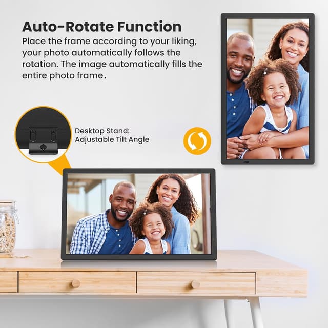 Thumbnail 5 de FANGOR 21.5" Digital Photo Frame 64GB