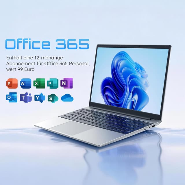 Detalle de jumper Laptop 15,6 Zoll FHD mit 512 GB SSD