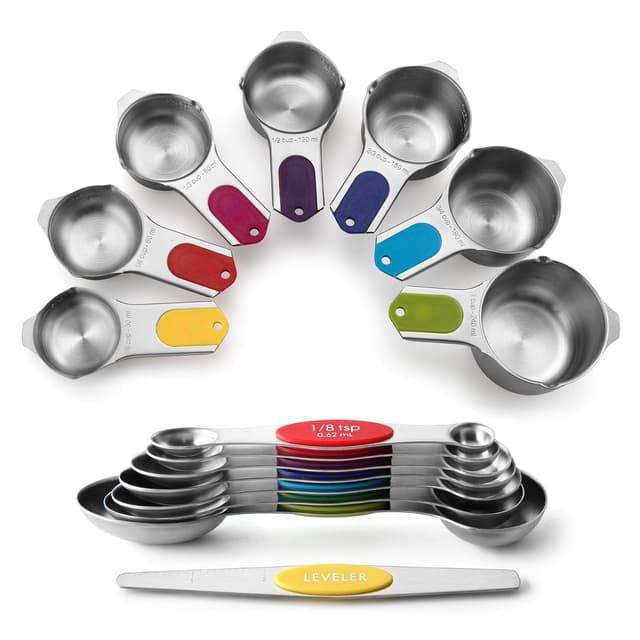 Imagen de Spring Chef Magnetic Measuring Cups & Spoons Set of 15 🧂 en OfertitasTOP