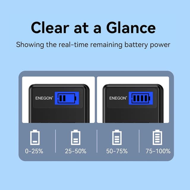 Thumbnail 4 de ENEGON DMW-BCG10 Batteries 1100mAh x2