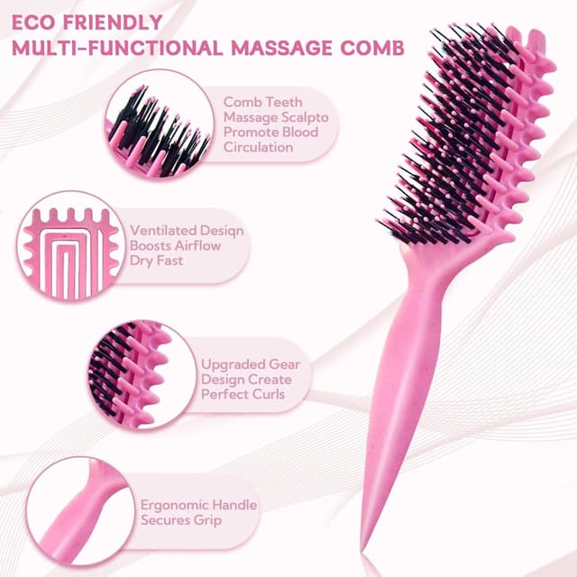 Thumbnail 2 de Zikenis Cepillo rizos Rosa 3.163