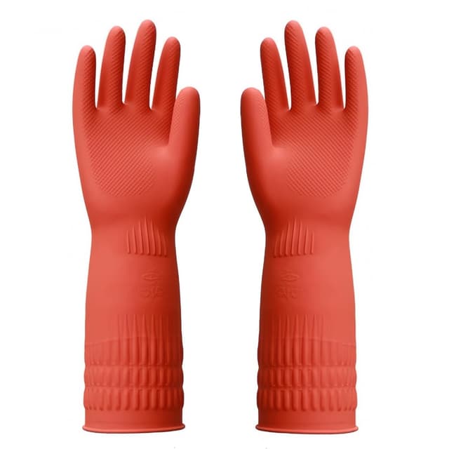Imagen de YIOIY Reusable Rubber Dishwashing Gloves S Red en OfertitasTOP