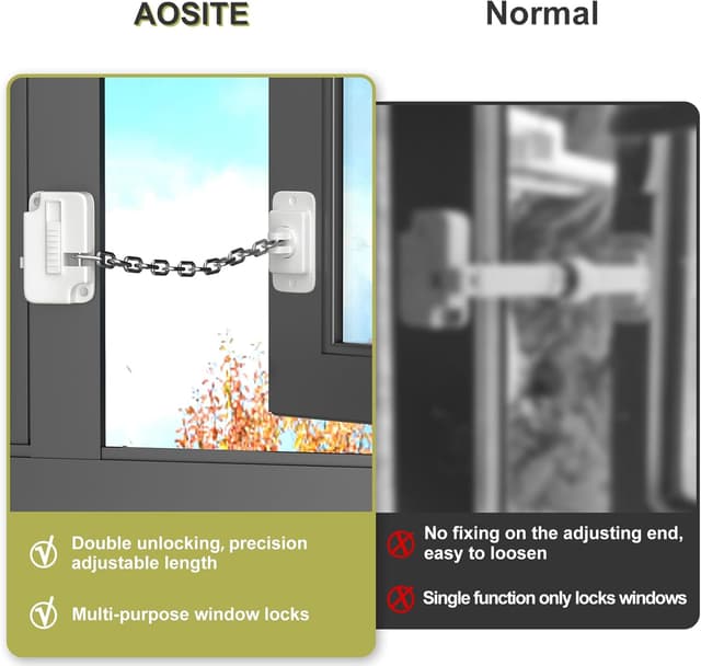 Detalle de AOSITE Window Safety Locks 4 pack