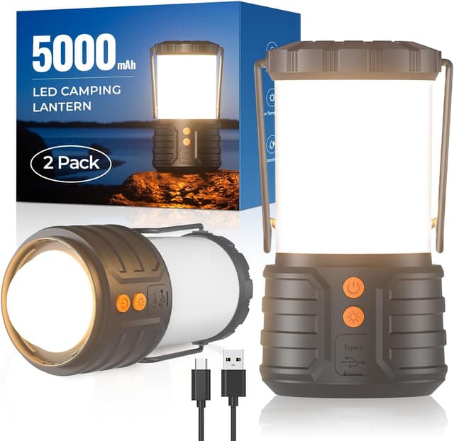 Detalle de Camping Lantern Rechargeable 5000mAh
