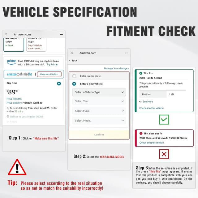 Detalle de ADCARLIGHTS Headlight Assembly Pair for 2006–2008 Dodge Ram 1500 and 2006–2009 Ram 2500/3500 (Clear Lens, Chrome Housing, Amber Reflector) — W/O Bulbs