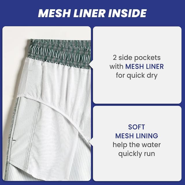 Detalle 2 de Quick-dry swim shorts 100% polyester