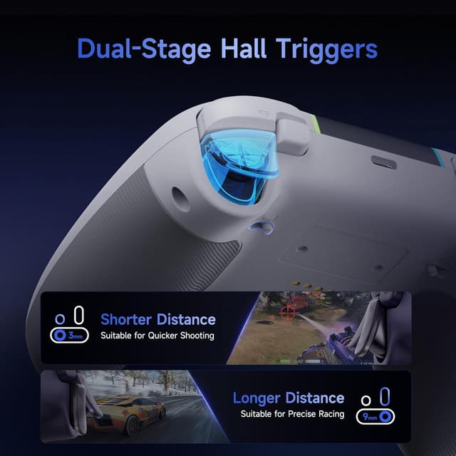 Detalle de EasySMX X05PRO manette PC 1000 mAh