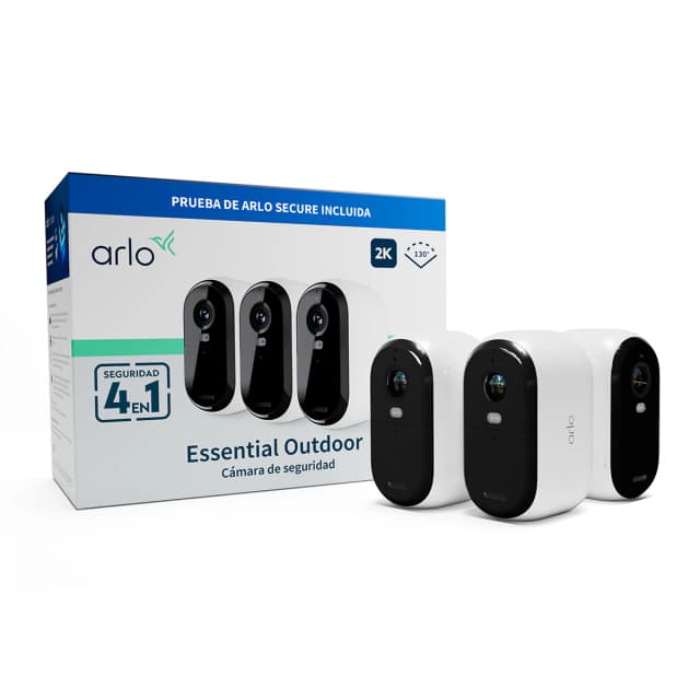 Detalle de Arlo Essential 2K kit 3 cámaras