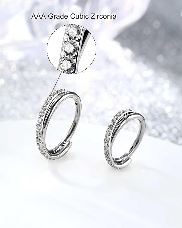 Thumbnail 6 de Melighting anello elicoidale doppia fila 16G/18G/20G