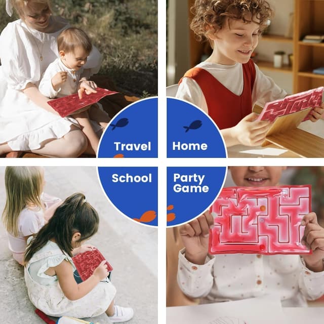 Detalle 2 de JoyJoyful Maze Squishy Fidget Toys 2-pack