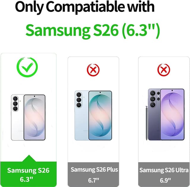 Detalle de LeYi Magnetic MagSafe case for Galaxy S26